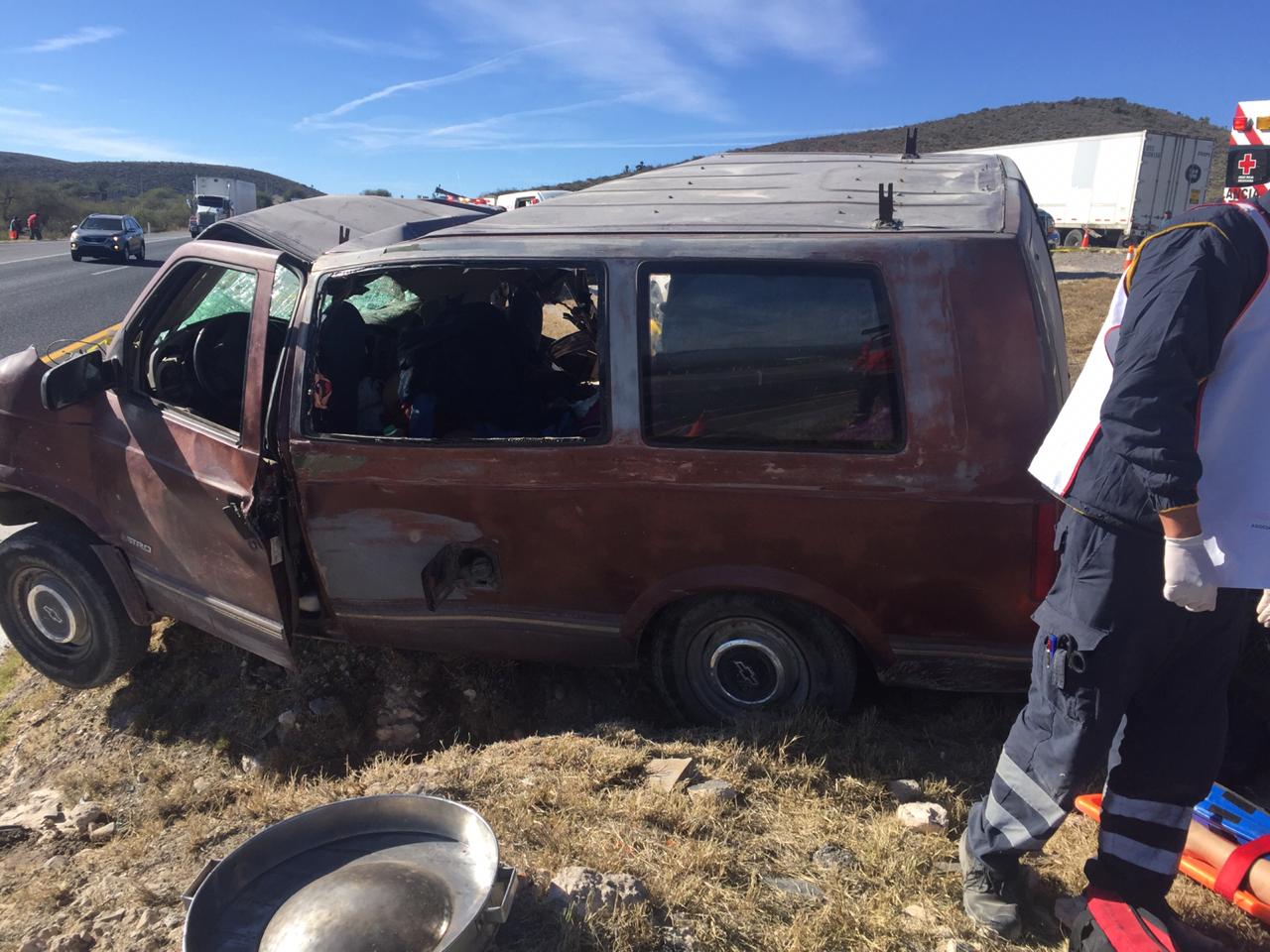 Un Muerto Y Siete Lesionados Es El Saldo De Accidente En La Carretera 57 Tramo Matehuala 4969